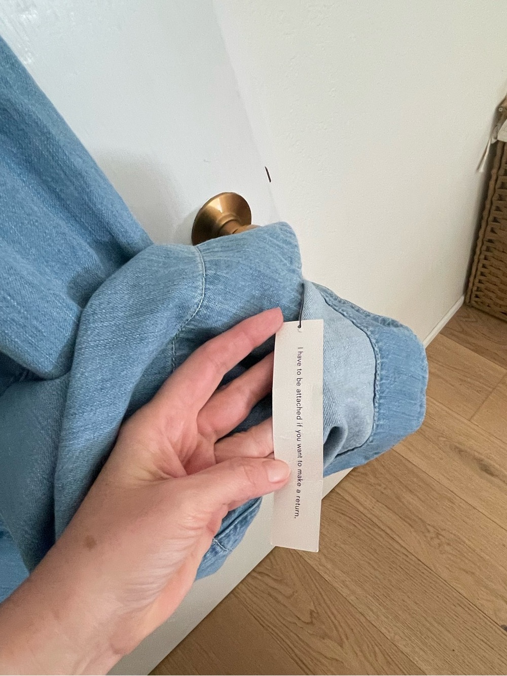 Reformation Sebastian Denim Midi Dress - Picture 7 of 11